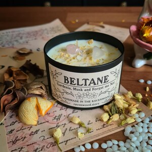 Beltane Candle, Soy Wax Candle, Pagan, Wiccan, Witchcraft, Druid