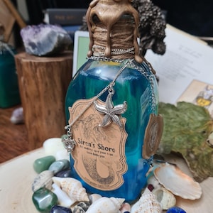 Siren&#39;s Shore Decorative Potion, Fantasy Prop, Roleplay, Apothecary, Potion Bottle