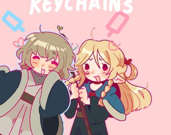Dungeon Meshi - Falin & Marcille Keychains - IN STOCK