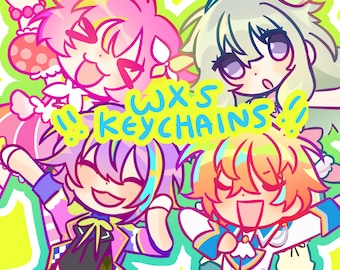 LAST BATCH Wonderlands x Showtime KEYCHAINS! Rui, Tsukasa, Emu, Nene!