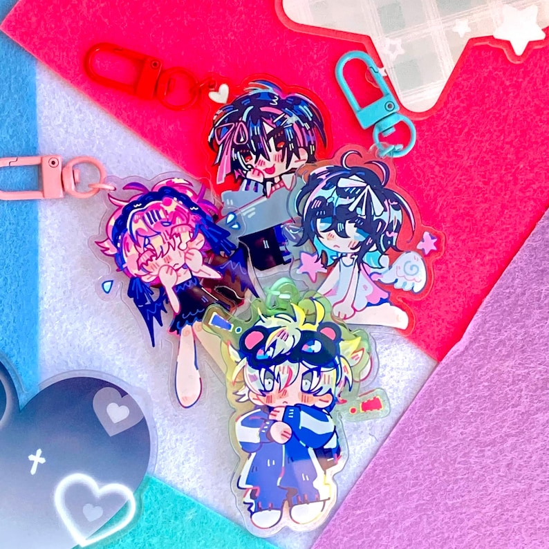 LAST BATCH Alien Stage KEYCHAINS! Sua, Mizi, Till, Ivan! - Etsy