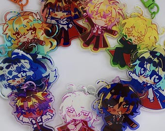 Limbus Company Character Keychains – Ishmael, Don Quixote, Ryoshu