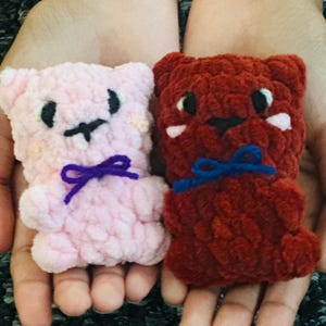 Bella & Bruno Mini Bear Duo – Mjuka virkade komfortgåvor