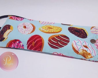 Washable Aromatherapy Eye Pillow | Lavender & Chamomile Sleep Mask | Dream Pillow with Elastic Strap and Washable Cover - Sweet Donuts