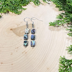 Abalone Drop Earrings