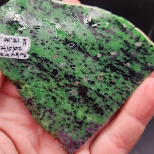 Ruby Zoisite Slabs (unpolished)