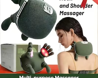 Portable Deep Tissue Massager Suitable for The Back, Neck, Shoulders, And Lower Abdomen