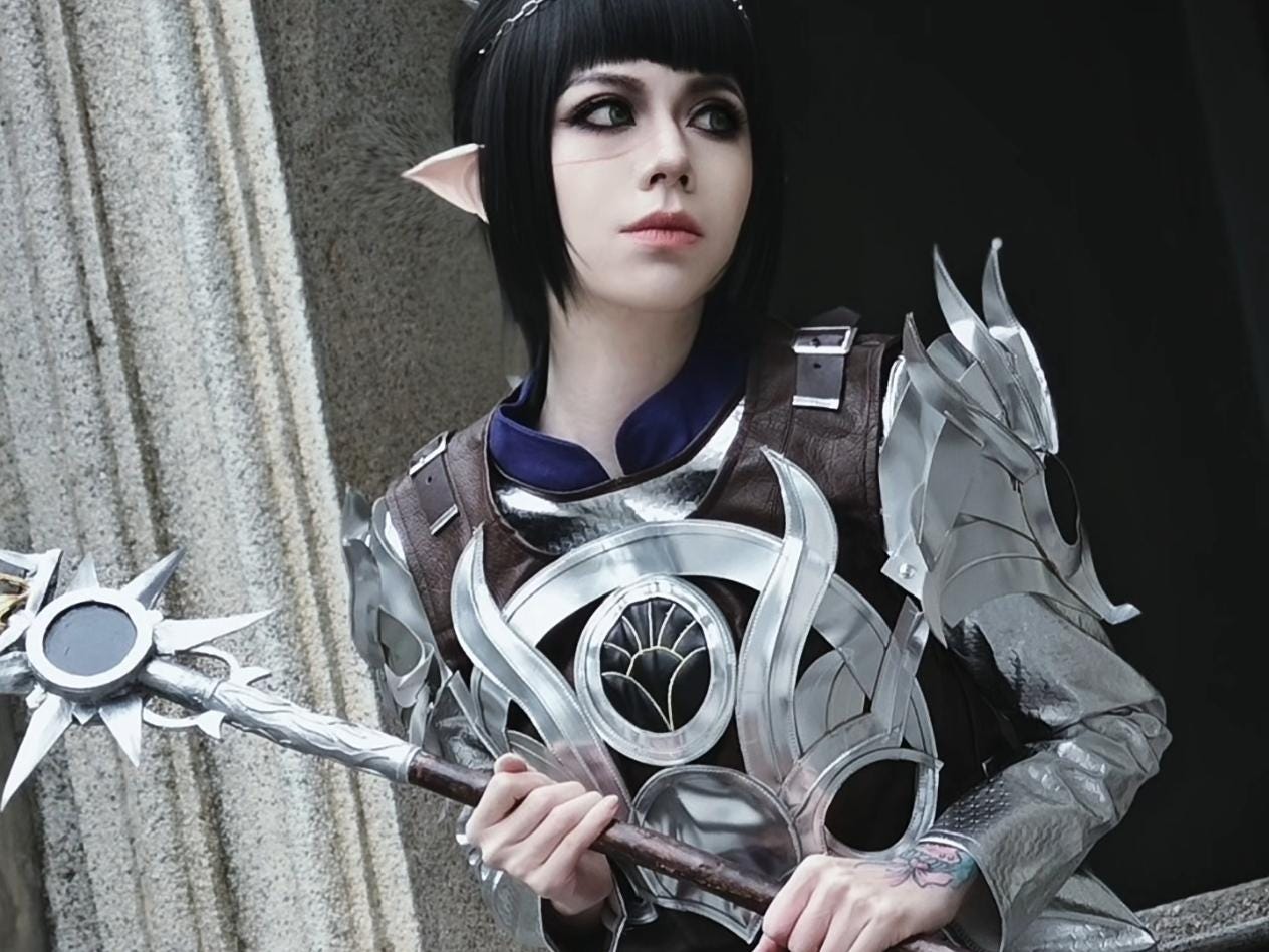 Baldur’s Gate 3 Shadowheart Cosplay Costume Set-Halloween Costume-Perfect Gift for Gamers And Role Players