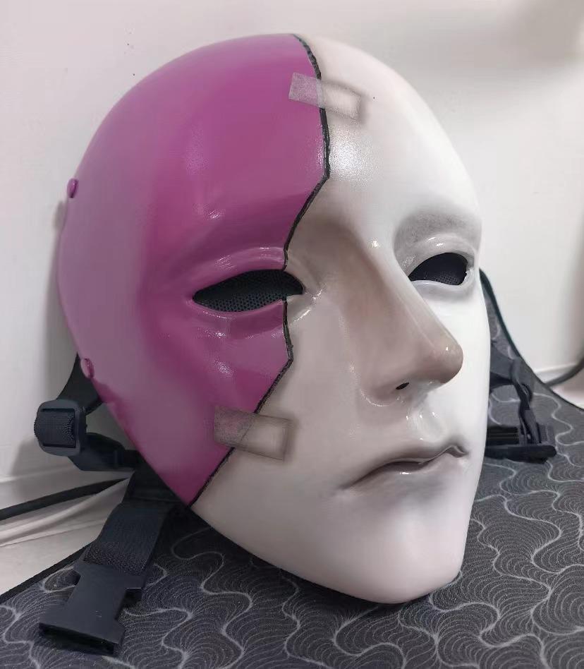 Sally Face Mask Cosplay Props, Wearable Video Game Prop Replica, Sal Fisher Mask Face Costume ,Customized Handmade Gift