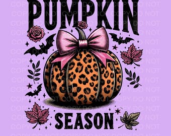 Pumpkin Season PNG, Spooky Pumpkin sublimation design Pumpkin PNG Halloween lover Cheetah Pumpkin cute fall sublimation fall png