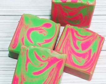 Coconut Lime Fragranced Tallow Soap Made with Coconut Milk