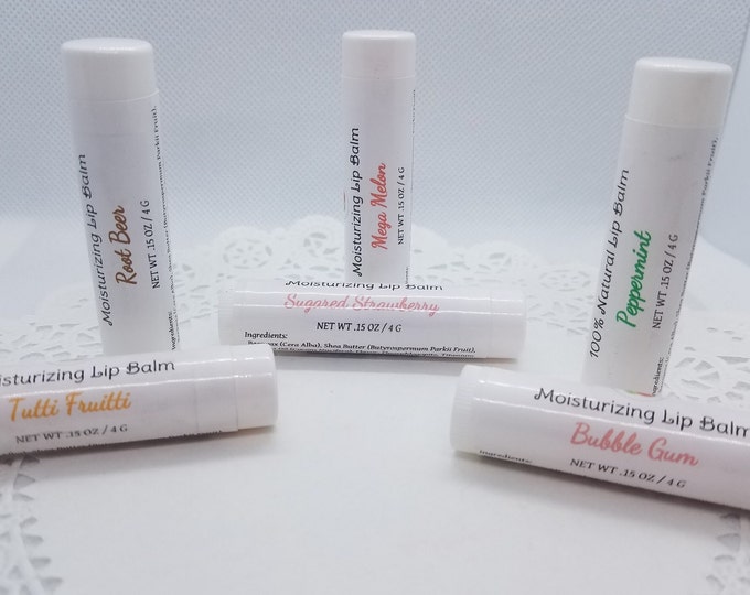 Moisturizing Lip Balm, Coconut Oil, Shea Butter and Bees Wax, No Waxy feel, Just Moisturizing Love for your Lips
