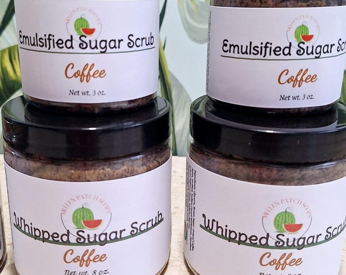 Whipped  Brown Sugar Coffee Scrub - Exfoliating Body Polish with Brown Sugar and Coffee for Smooth Skin