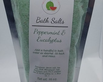 Sea Salt Bath Salts in Wonderful Scents