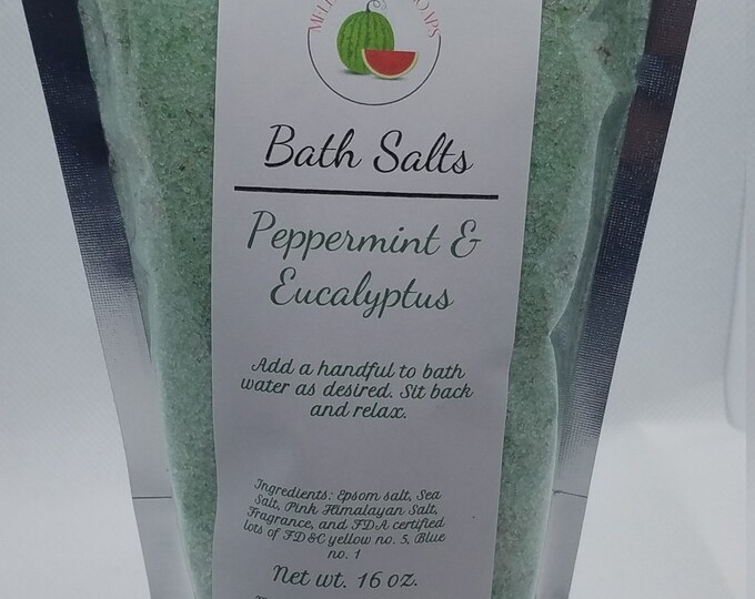 Sea Salt Bath Salts in Wonderful Scents
