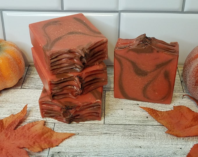 Pumpkin Spice Soap, Milk Soap, Tallow Soap, Artisan Soap, Handcrafted Soap,