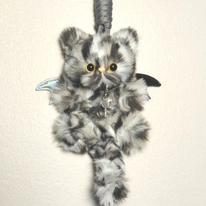 Cat Charm, Cat Keychain, Bag Charms, Car Charms Cat, Phone Charm, Black Cat, Cat Lover Gift, Birthday Gift, Mother Gift, Memorial Gift