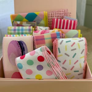 Confetti Confections – Curated Ribbon Grab Bag | Premium Cuts in 1–2 Yard Lengths