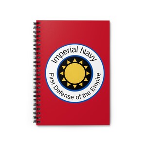 Spiraalvormig notitieboek keizerlijke marine - gelinieerde lijn