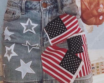 USA flag skirt