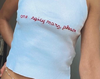 Embroidered Tank