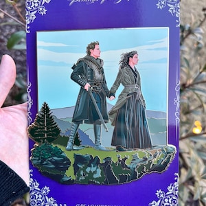 Outlander “You are my home” fantasy pin 6” inches!
