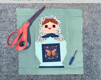 Nesting Doll FPP Quilt Block Pattern | PDF download | Foundation Paper Piecing