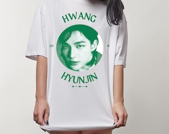 Hyunjin Stray Kids T-Shirt: Retro Kpop Unisex Tee