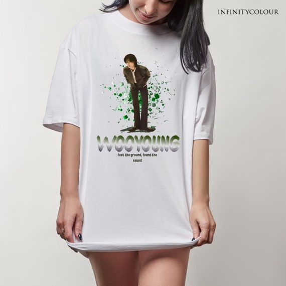 Wooyoung Ateez Concert T-Shirt: Retro K-Pop Tee