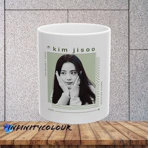 Jisoo, taza Jisoo, Jennie, Rose, regalo para novia, regalo para mejor amiga, taza Blackpink Bias, taza Jisoo, Jisoo personalizada, taza Kpop, taza Blackpink