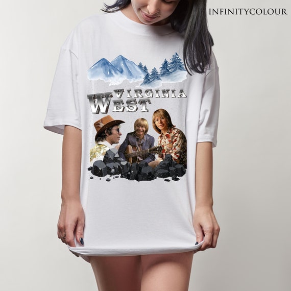 Vintage John Denver Shirt, Take Me Home, Country Roads, Retro