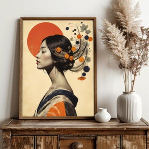 Printable Unique Design Cut Out Wall Art - Minimalist Modern Art with Creative Shape