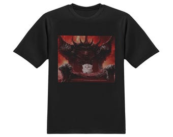 Kitty On Throne Meme T-Shirt