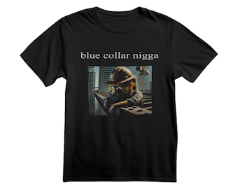 T-shirt à col bleu, T-shirt Bob l'éponge, T-shirt Meme, T-shirt drôle, T-shirt TikTok