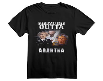 T-shirt Straight Outta Agartha - Funny Meme Tee