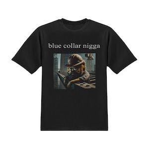 Blue Collar T-Shirt, SpongeBob T-Shirt, Meme T-Shirt, Funny T-Shirt, TikTok T-Shirt