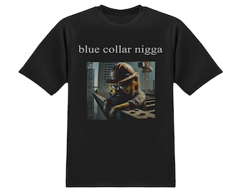 Blue Collar T-Shirt, SpongeBob T-Shirt, Meme T-Shirt, Funny T-Shirt, TikTok T-Shirt