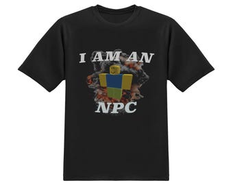Roblox NPC Meme T-Shirt: Funny Gaming Tee