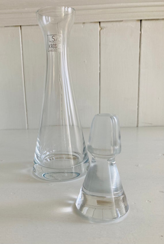 A Stunning Vintage LSA International Krosno Tower Crystal Etsy UK