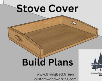 Stove Cover Woodworking Plans | Farmhouse Noodle Board (PDF Plan)