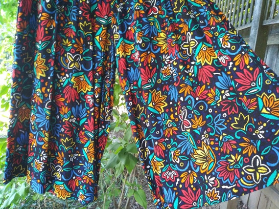 Vintage Palazzo Pants Gauchos 80s Palazzo Pants 90