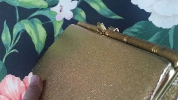 Gold Lame Clutch Gold Lame Evening Bag Gold Lame … - image 8