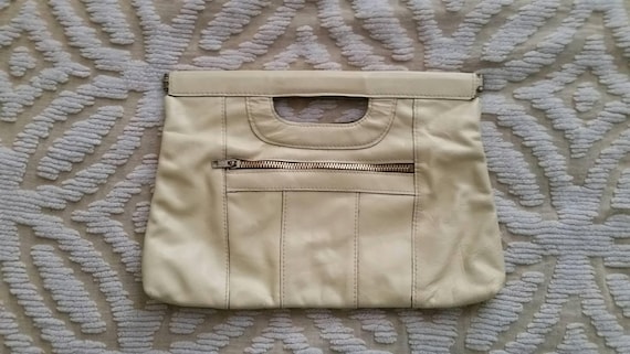 Leather Handbag Vintage Leather Handbag 1970s Leat