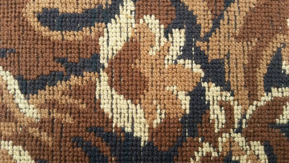 1960s Tapestry Handbag Vintage Floral Tapestry Mo… - image 10