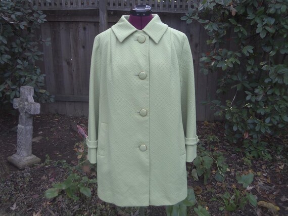 Mod Coat Mad Men Coat 1960s Coat 60s Coat Car Coat