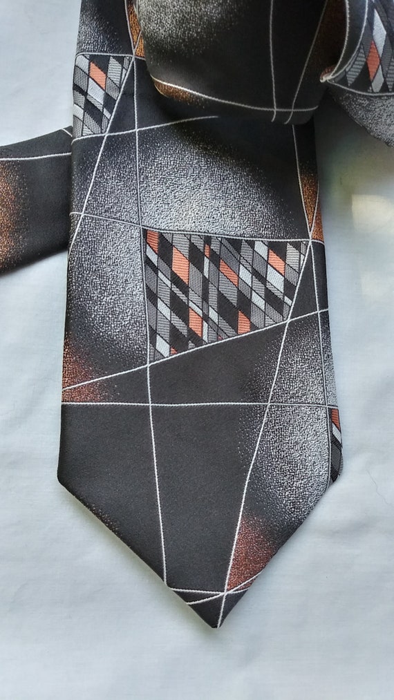 1970s Mens Wide Necktie Disco Necktie Vintage 197… - image 7