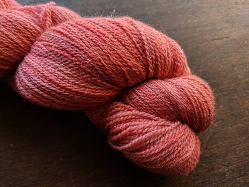 Bittersweet Yarn Star Dust Lace Yarn Magic Salmon