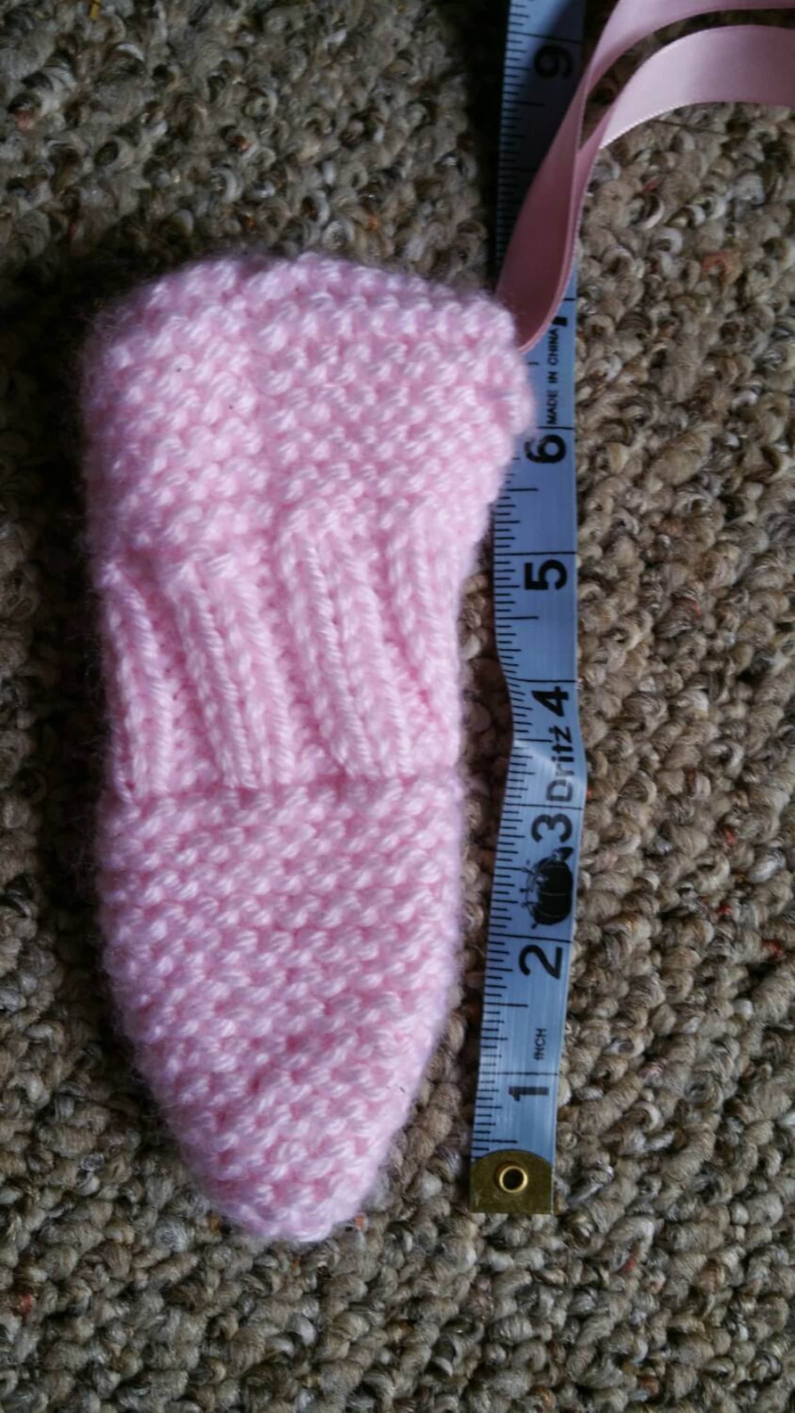 25% off children's knitted ballet slippers, ballerina shoes, handmade knitted slippers