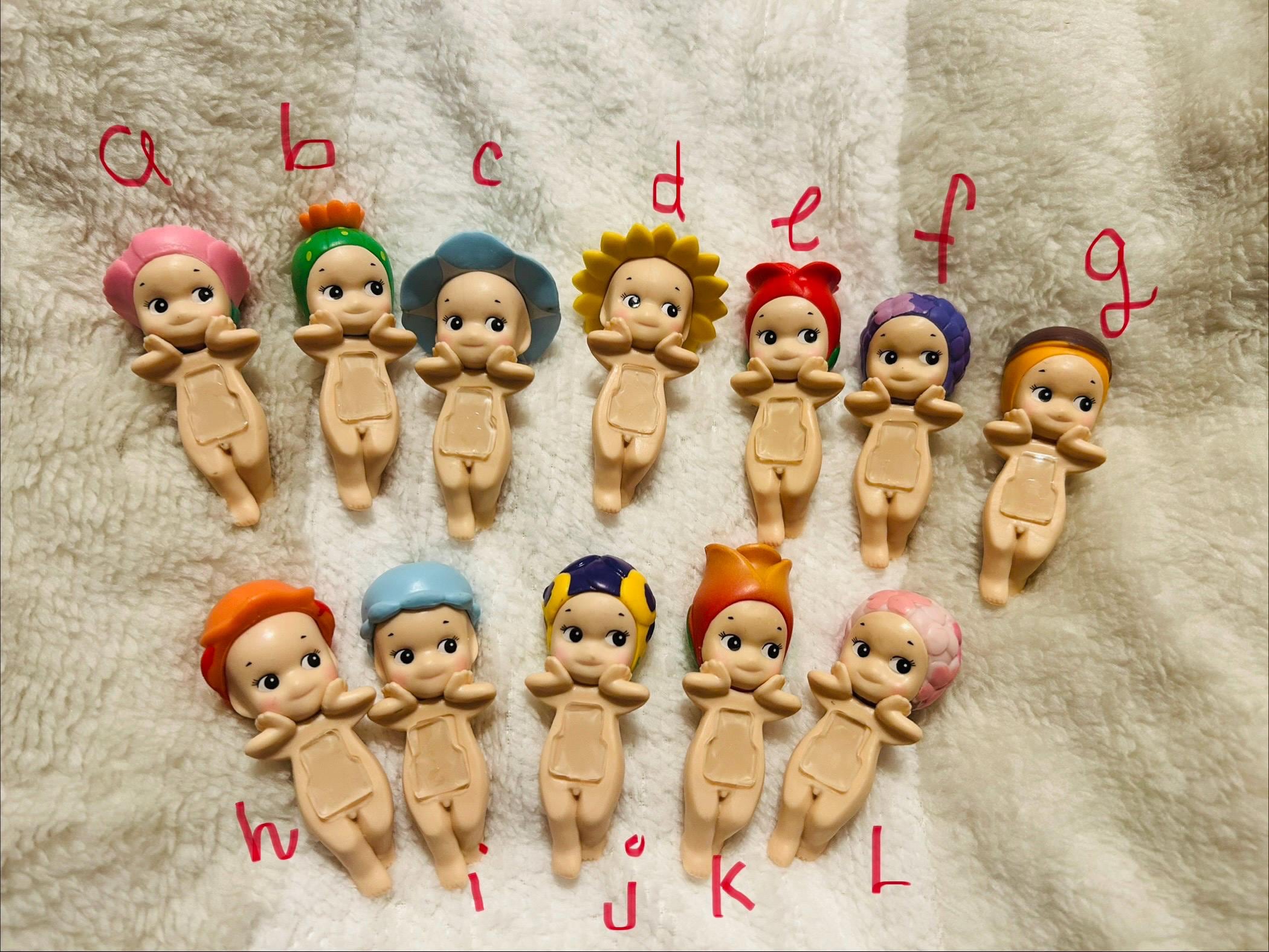 12 piezas de figuras de Sonny Angel Dreaming Series Mini personajes de