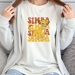 Disney Animal Kingdom T-shirt, Disney Lion King T-shirt, Disney Park Shirt, Disney Simba T-shirt, Cute Simba Tee